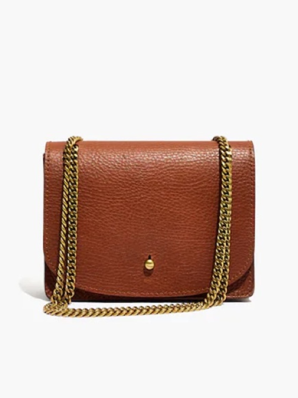 Madewell The Chain Crossbody Bag - English Saddle